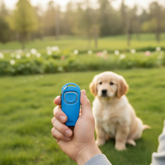 2-in-1 Pet Training Whistle with Keychain (Single Piece)